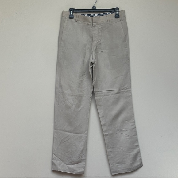 Nordstrom Other - Nordstrom Boys Linen Blend Dress Pants | Size 16 | Beige Tan